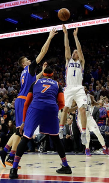 McConnell's jumper at buzzer sends 76ers past Knicks, 98-97 (Jan 11, 2017)